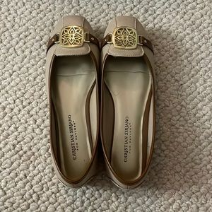 Tan flats womens size 7
